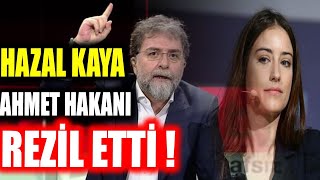 Hazal Kaya Ahmet Hakan'ı Rezil Etti