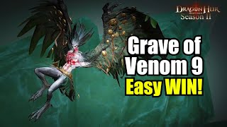 Grave of venom stage 9 season 2!!!  auto easy win!! Dragonheir silent gods