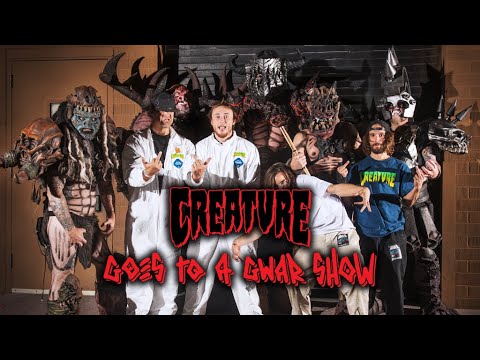 Creature Goes to a GWAR show!! Behind the Scenes with Russell, Hitz, Reyes and Gardner