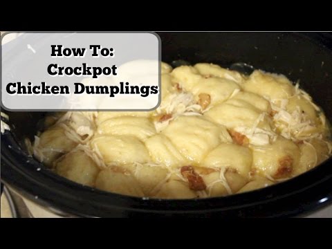 VIDEO : crockpot chicken dumplings! - thesethesechicken dumplingsare perfect for the cold weather and super easy to make! hope you enjoy my how to make crockpot ...