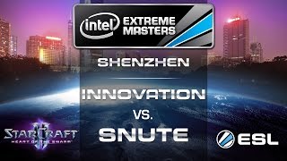 INnoVation vs. Snute - TvZ - Group B - IEM Shenzhen - StarCraft 2
