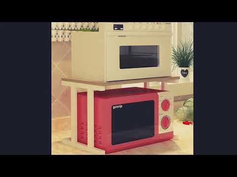 Kệ để lò vi sóng 58x30cm mặt gỗ Ship Hà Nội trong ngày