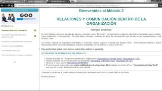 Revisar módulos o lecciones