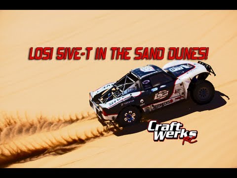 Losi 5ive-T in The Sand Dunes