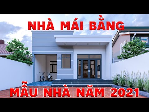 Chi tiết bản vẽ nhà 1 tầng mái bằng .Siêu đẹp xu thế xây nhà 2021