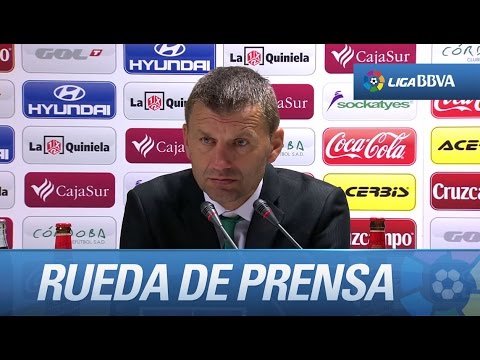 Rueda de prensa de Djukic tras el Córdoba CF (0-0) Deportivo de la