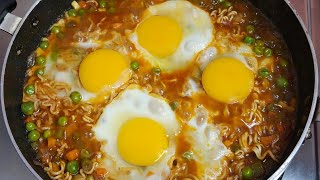 Egg Maggi Egg Noodles Egg Maggi Noodles Anda Maggi Masala Egg Maggi Recipe Home Food Ideas