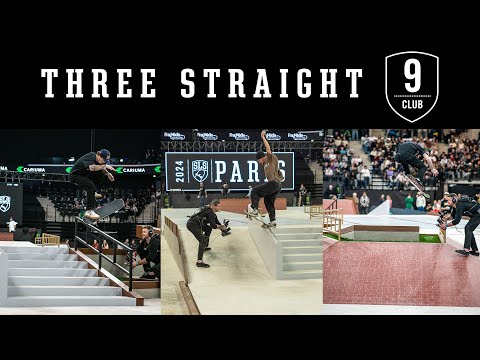 3 STRAIGHT 9 CLUBS! Gustavo Ribeiro, Giovanni Vianna & Aurelien Giraud at SLS Paris