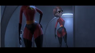 the incredibles but all moments are elastigirl's butt