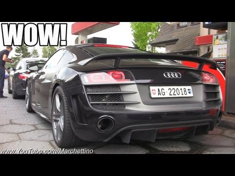 INSANE Gas Station Supercar Traffic!