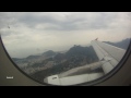 TAM A319 Wingview Landing in Rio De Janeiro Santos Dumont