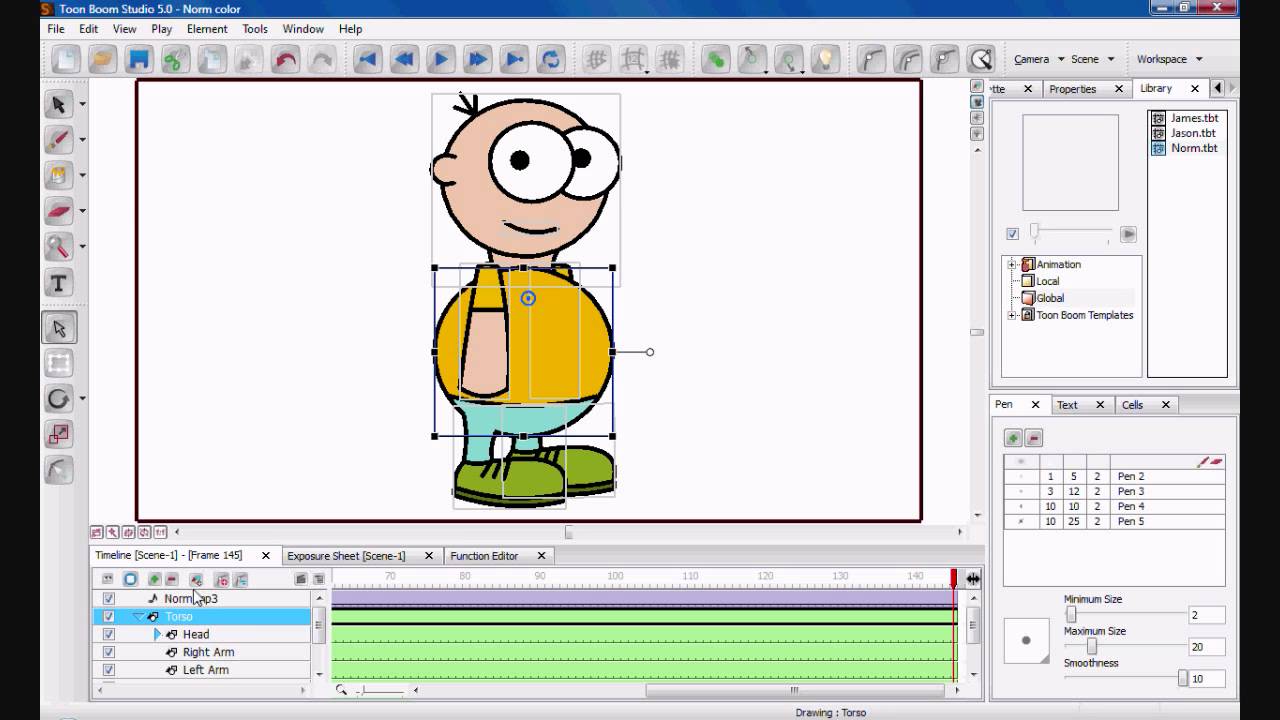 toon boom studio keyframe tutorial