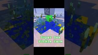 How To Engineer A Sea Pickle Farm From Scratch In Minecraft Bedrcok 1.21