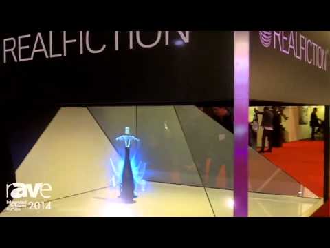 ISE 2014: Clas Dyrholm of Realfiction Explains Its Holographic Technology to Gary Kayye