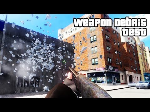 Weapon Debris Physics Effect