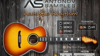 Acoustic Rhythm By Antonovsamples. Acoustic Guitar For Ni Kontakt.