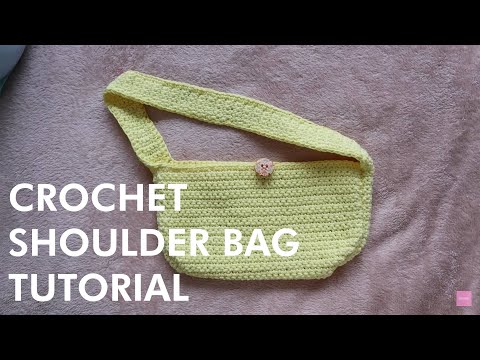 EASY Crochet Shoulder Bag Tutorial | 90s Inspired Bag | DIY - YouTube