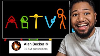 Alan Becker Abtv - All Livestream Bumpers Reaction