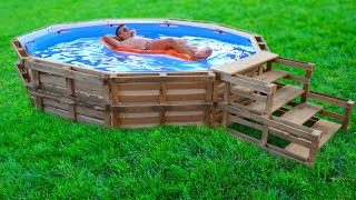 Homemade POOL From PALLET !?
