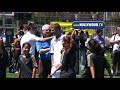 David Beckham and Zinedine Zid Playing Soccer
