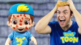 Boneco Do Luccas E Boneca Da Gi Ficaram Doentes