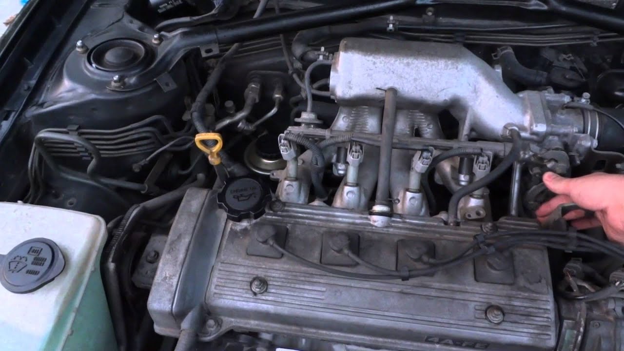 1998 Corolla G6R (4A-FE Engine) idling - YouTube