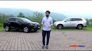 Lexus NX vs Mitsubishi Outlander PHEV: ibride a confronto