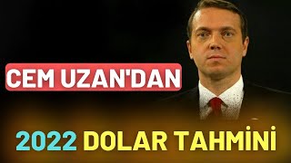 Cem Uzan Dolar 20 Tl Olacak-Dolar Yorumu