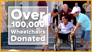 K Of C Wheelchair Donations Surp 100,000