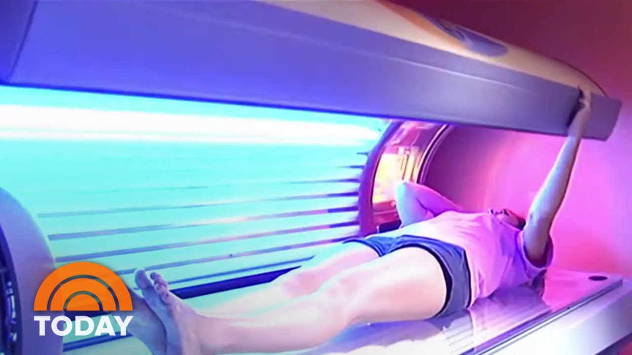 Tanning bed dildo