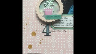 (deutsch) Scrap The Sketch Nr. 15 // scrapbooking process viedo // Januar Hip Kits //