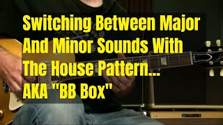 Blues Guitar Lesson: Blues Soloing Using The BB Box House Pattern And Switching Major and Minor