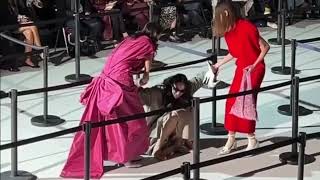 Model Falls At Paris Fashion Week Springsummer 2026 Marie Adam-Leenaerdt Fashion Show
