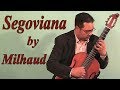Famous French Music Composers: Darius Milhaud. Segoviana for classical guitar