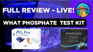 Nyos And Tropic Marin Phosphate Test Kit, Full Review