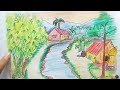 Vẽ tranh phong cảnh quê hương