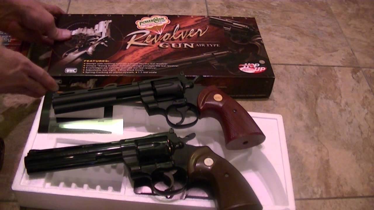 Replica Colt Pythons Two by UHC and one by Replica Model Gun