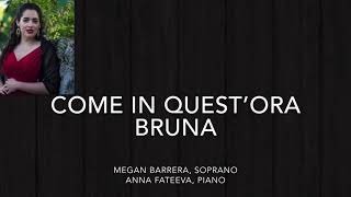 Come in quest'ora bruna