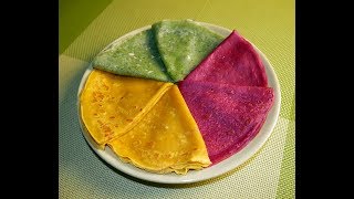 Цветные блины / Блины на Масленицу / Pancakes рецепт / Рецепт блины на молоке Цветные блины / Блины на Масленицу / Pancakes рецепт / Рецепт блины на молоке