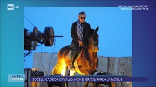 Andrea Bocelli Cade Da Cavallo Parla La Moglie La Vita In Diretta 14 09 2017 Andrea Bocelli Cade Da Cavallo Parla La Moglie La Vita In Diretta 14 09 2017