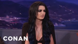 Paige: “I’ve Had A Bruised Boob Or Two” | CONAN on TBS