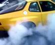 Porsche 944 Yellow Supercharged V8 Burnout