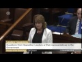 Mary Lou McDonald TD suspended from dail and refuses to leave