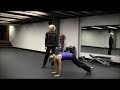 Modified burpee moderate cardio, core, chest and shoulders