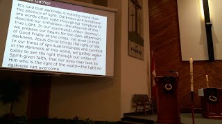 Sunday Worship: March 22, 2020