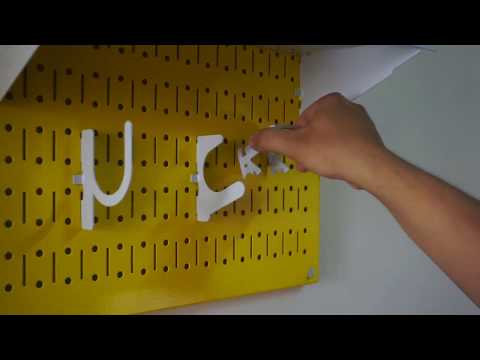 Hướng dẫn lắp đặt Bảng treo dụng cụ Pegboard - SMLIFE