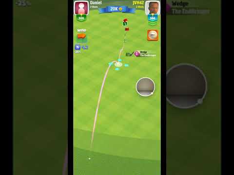 Golf Clash - Tour 5 par 5 Chip in for an eagal