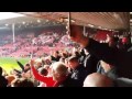 Manchester United Fans Singing "Gerrard Fucked It Up" Chant At Anfield 22.03.2015