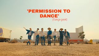 BTS 'Permission to Dance'(Türkçe Çeviri)