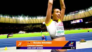 Malaika Mihambo Highlights At European Championships Glasgowberlin 2018 Athletics